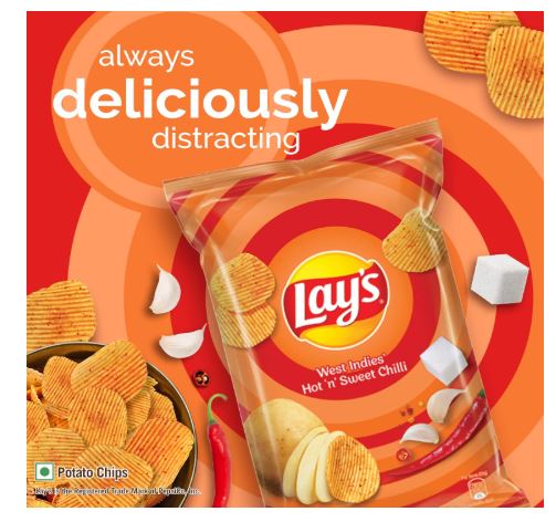Lay's Potato Chips West Indies Hot 'n' Sweet Chili