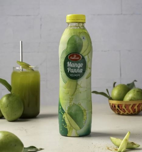 HALDIRAM'S Mango Panna Squash Sharbat|  Best for Cocktails & Dessert (750ml)