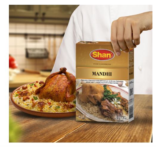 SHAN Mandhi | Arabic Seasoning Mix Authentic Spices for Arabic Dishes (50g)