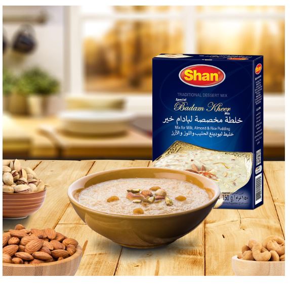 Shan Special Badam Kheer Mix | Best for easy made dessert recipes (150g)