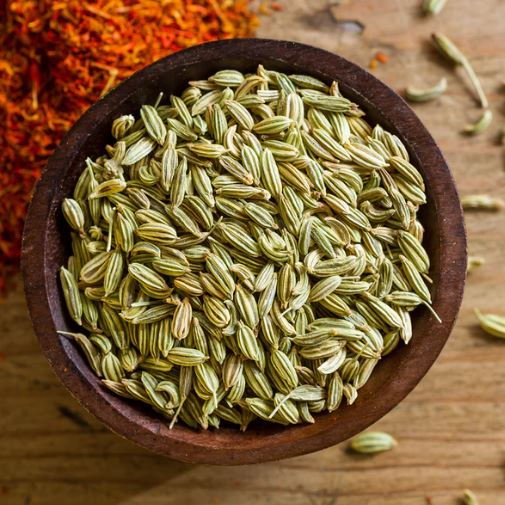 Aromatic India Green Fennel Seeds Saunf
