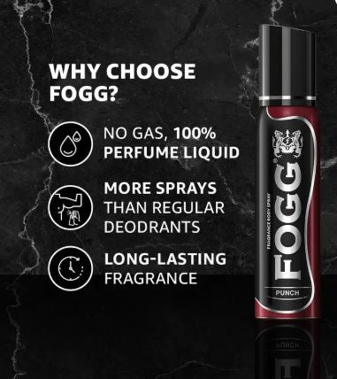 Fogg Punch Fragrance Deodorant Body Spray