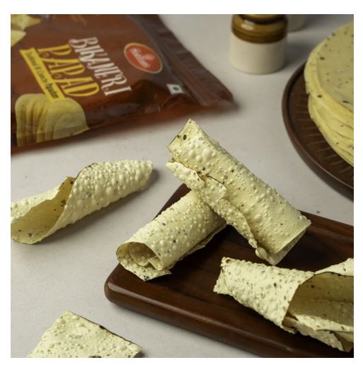 Haldiram's Bikaneri Papad | Papadum | Indian Thin Wafer| Flat Bread (200g)