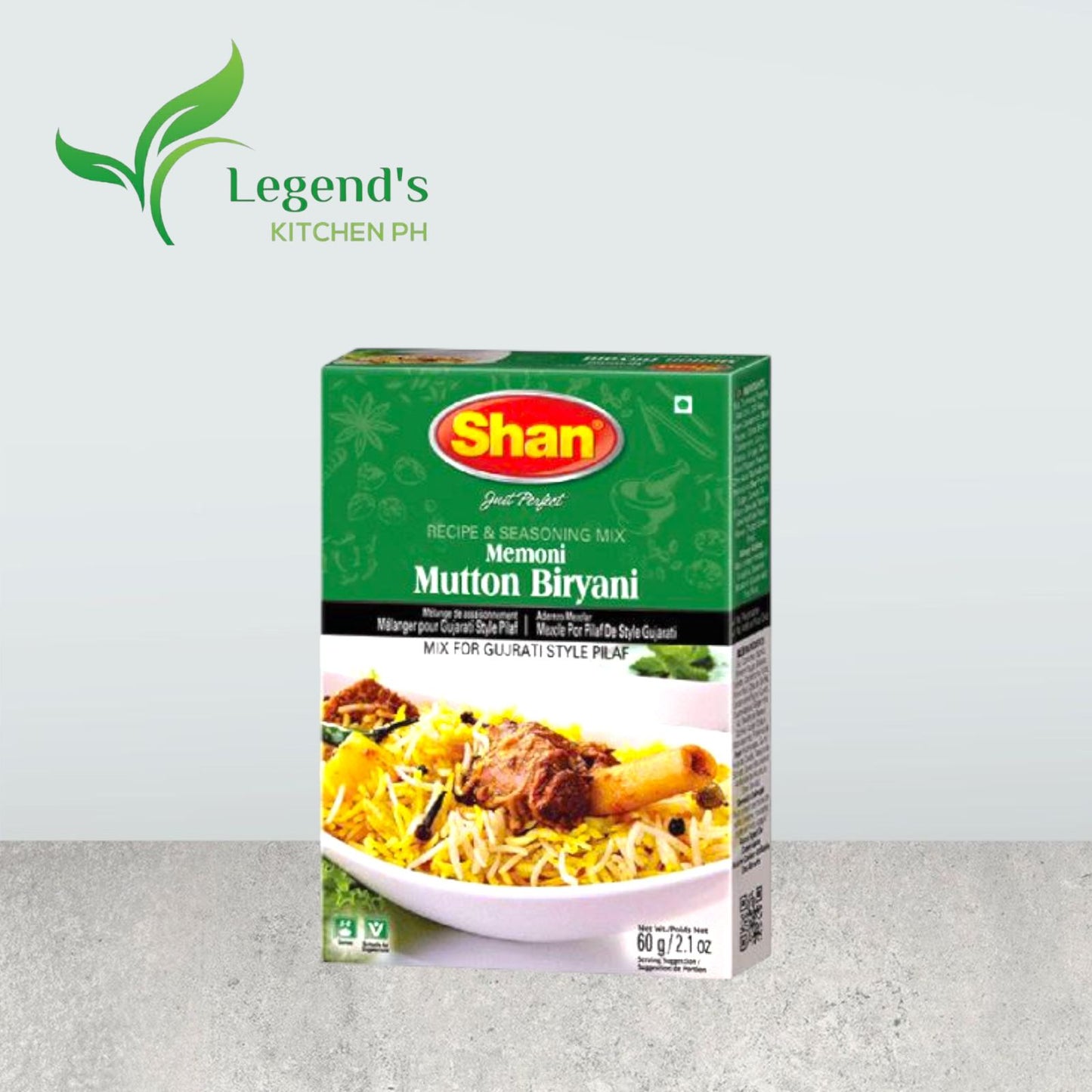 Shan Memoni Mutton Biryani | Mix for Gujrati Style Pilaf | Recipe & Seasoning Mix (60g)