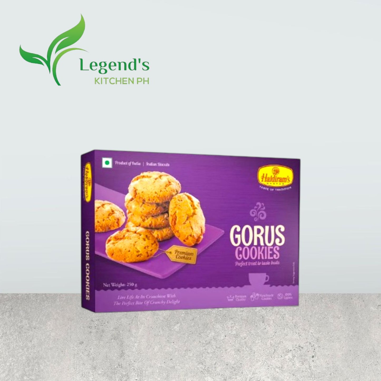 HALDIRAMS Indian Premium Cookies Premium Quality Handmade Cookies 100% Eggless (250g)