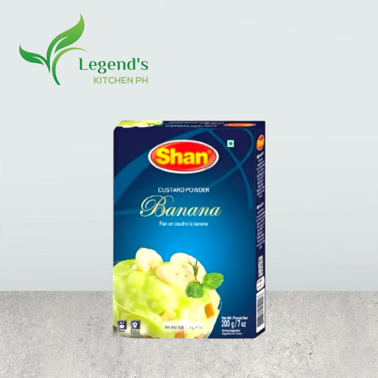 Shan Banana Custard Powder | Best for Cakes & Pastries (200g)
