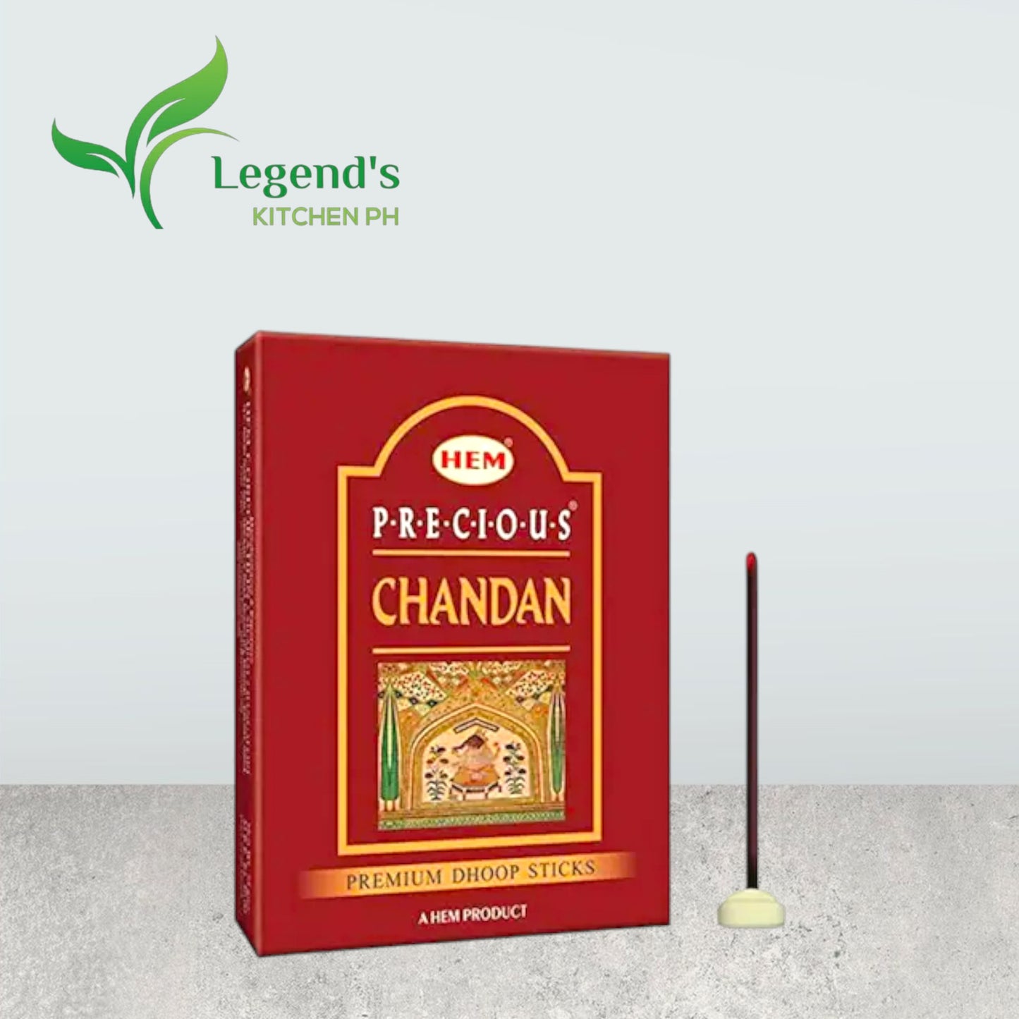 Hem Dhoop CHANDAN Incense Sticks (w/ free stand)