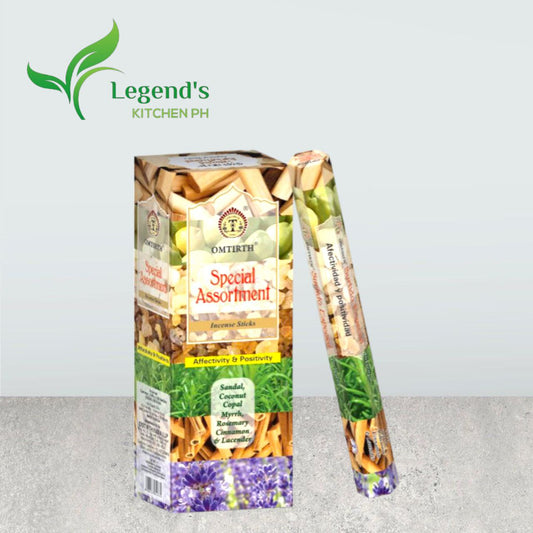 OMTIRTH Special Assortment Premium Incense Sticks Set