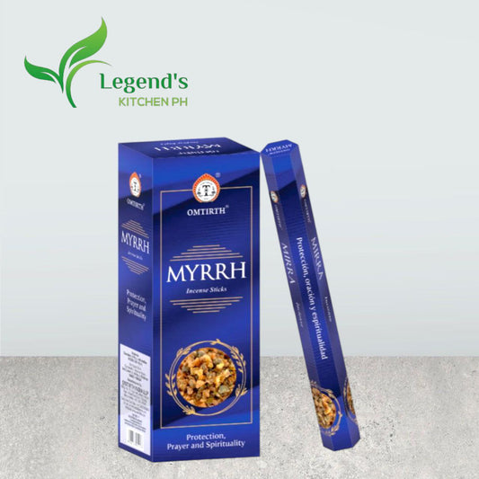 OMTIRTH Myrrh  Premium Incense Sticks Set