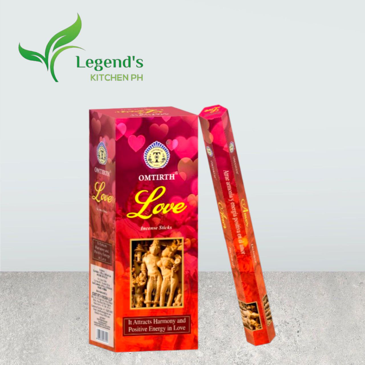 OMTIRTH Love Premium Incense Sticks Set