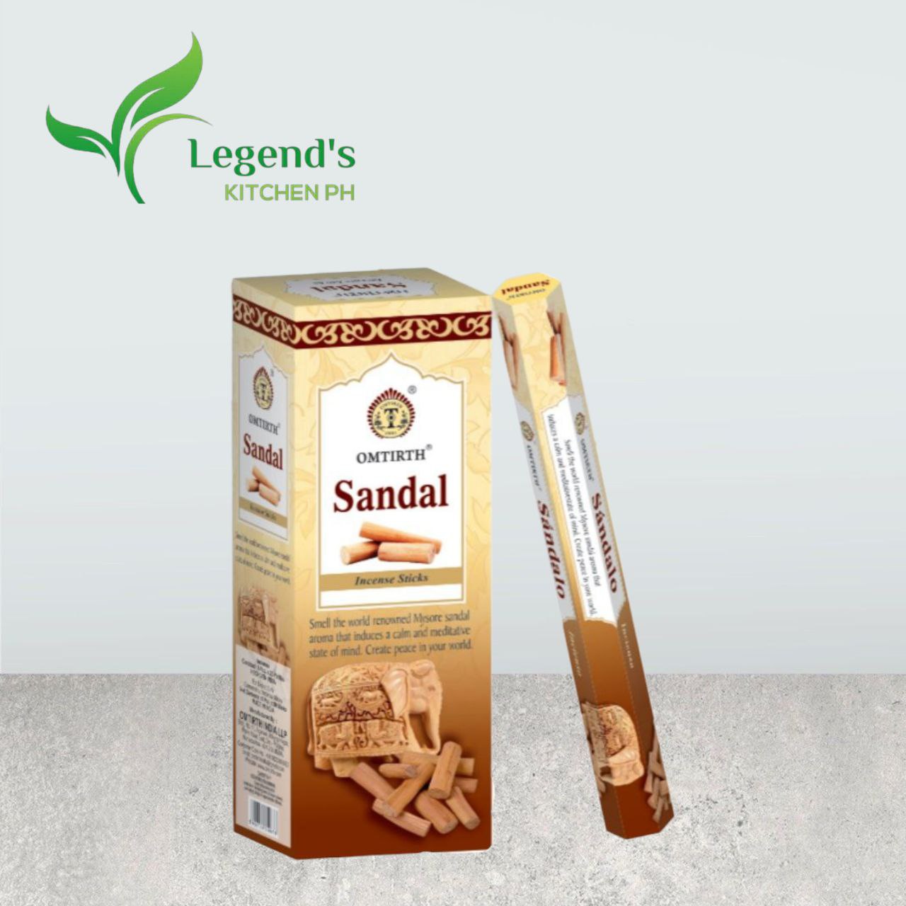 OMTIRTH Sandalwood Premium Incense Sticks Set