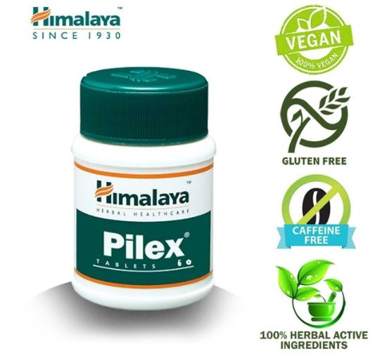 Himalaya Pilex Ayurveda Treatment For Piles (60 Tablets)