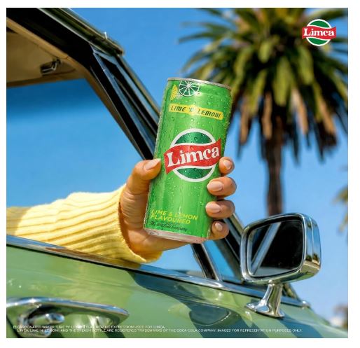 LIMCA Lime n' Lemon Carbonated Water | Soda (330ml)
