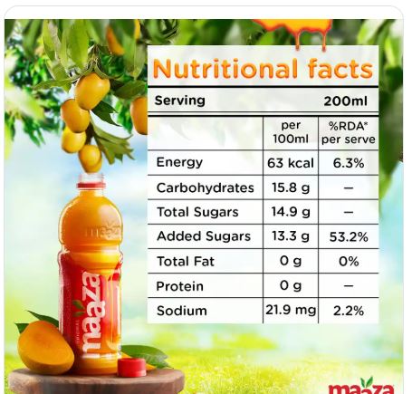 Maaza Mango Fruit Drink 250ml PET Bottle | Alphonso Mangoes