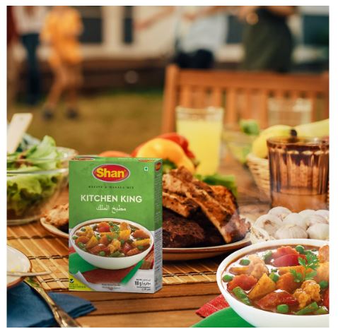 Shan Kitchen King | Mixed Spices Powder | Recipe & Seasoning Mix (100g)