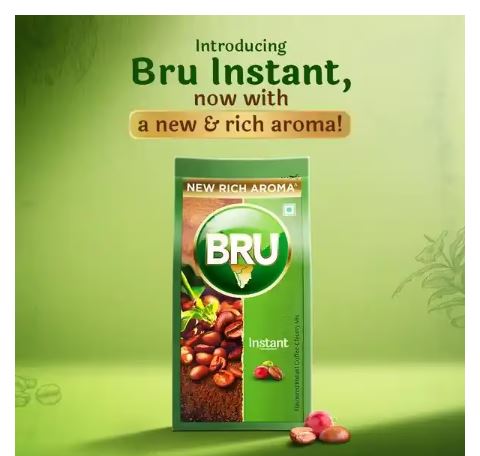 Bru Instant Coffee Powder 200g – Authentic Indian Filter Coffee Blend | Premium Roasted Blend for Rich & Strong Coffee