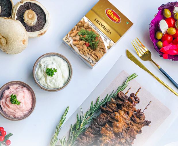 SHAN Shawarma | Arabic Seasoning Mix Authentic Spices for Arabic Dishes (50g)