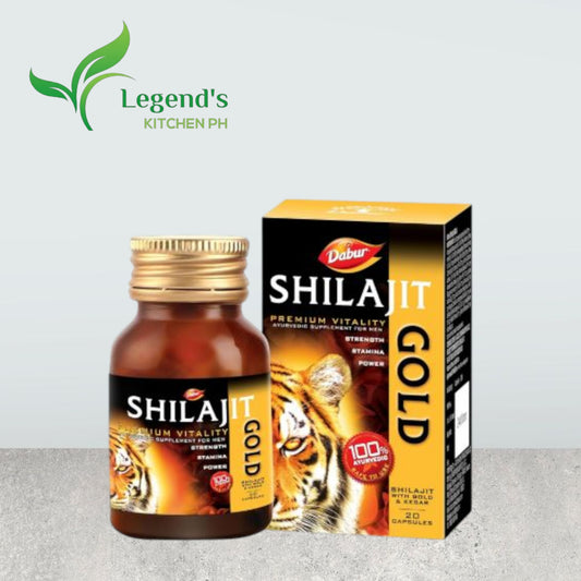 Dabur Shilajit Gold 100% Ayurvedic (20 Capsules)