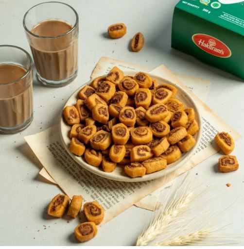 HALDIRAM'S Mini Bhakhar Badi| Spicy & Crispy Roll Stuffed w/ Wheat & Chickpeas Flour| 150g