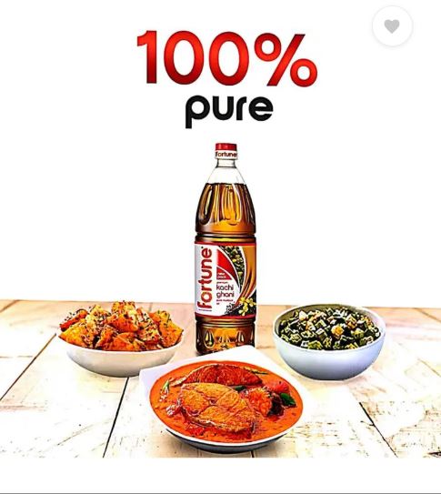 Fortune Kachi Ghani Pure Mustard Oil 1L