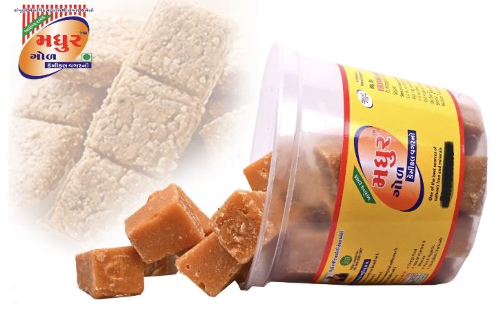 Madhur Jaggery Cubes  Organic Refined Sugar 1kg
