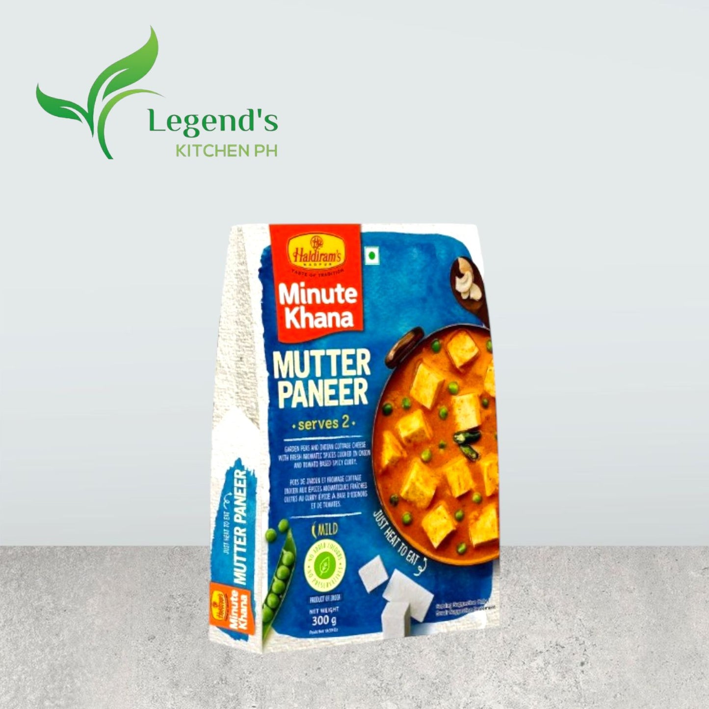 HALDIRAM'S Mutter Paneer |Ready to Eat Indian Dishes (300g)