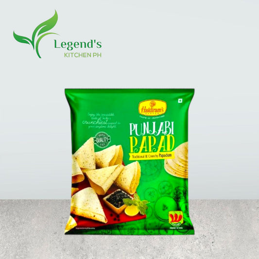 Haldiram's Punjabi Papad | Papadum | Indian Thin Wafer| Flat Bread (200g)