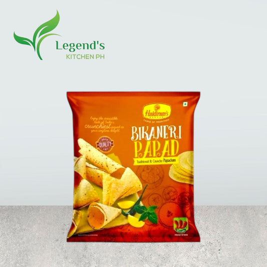 Haldiram's Bikaneri Papad | Papadum | Indian Thin Wafer| Flat Bread (200g)