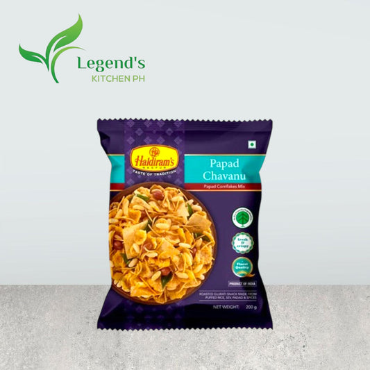 Haldiram's Papad Chavanu | Roasted gujarati snack made from puffed rice, sev,papad & spices