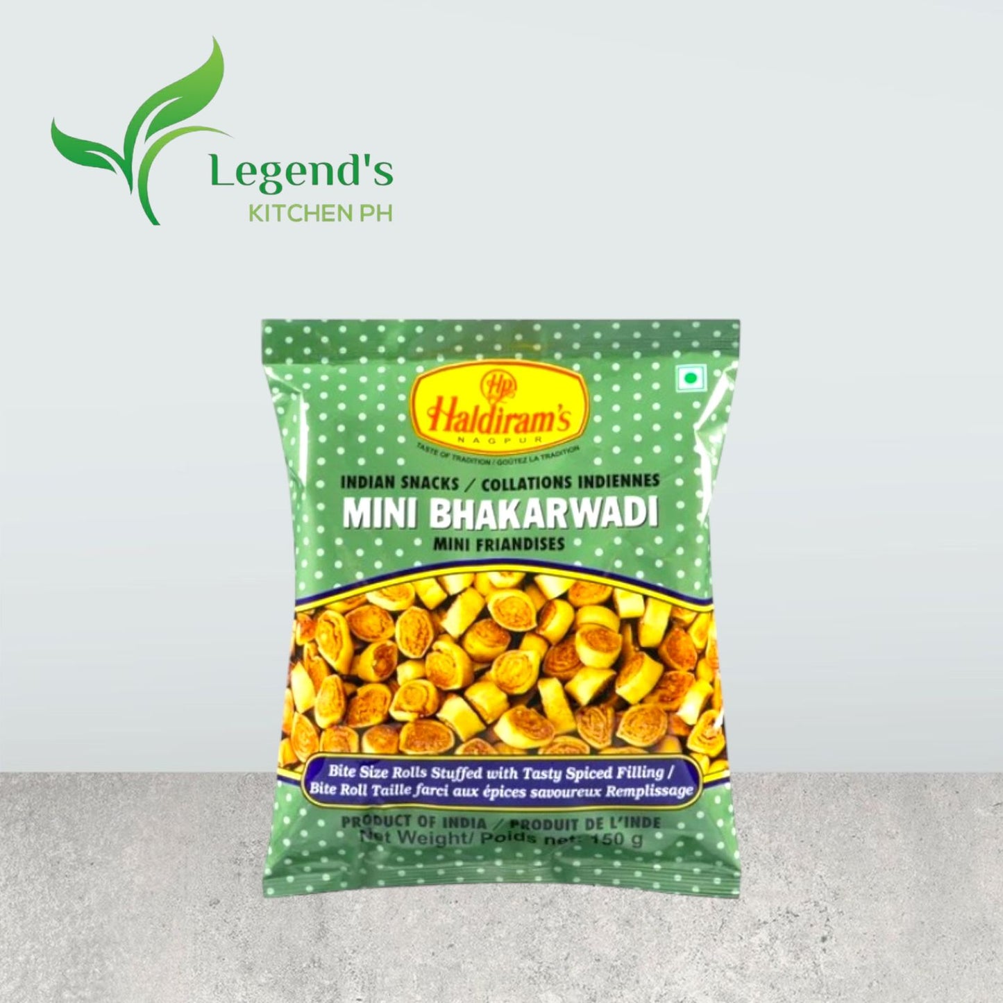 HALDIRAM'S Mini Bhakhar Badi| Spicy & Crispy Roll Stuffed w/ Wheat & Chickpeas Flour| 150g