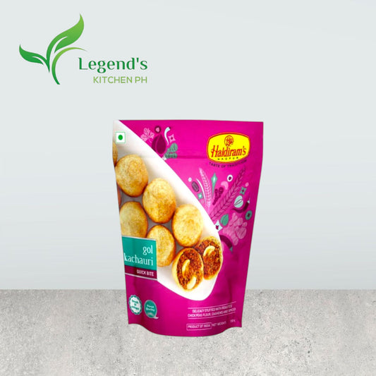 Haldiram's Gol Kachouri | Delicacy stuffed with roasted chickpeas flour, cashews & spices (200g)