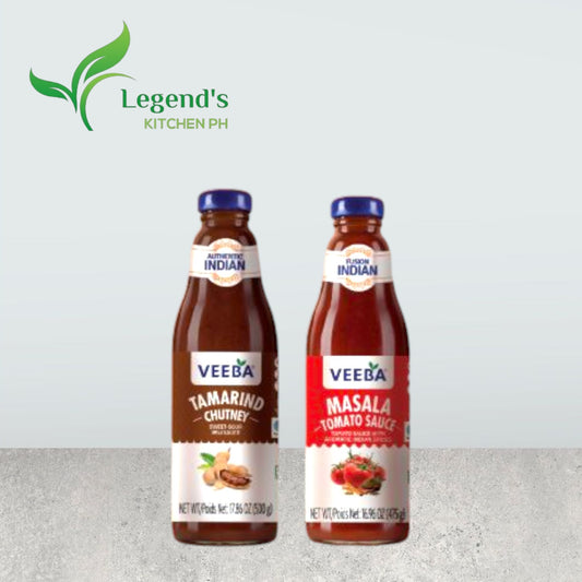 VEEBA Tamarind Chutney| Masala Tomato Sauce| Sweet Sour Tamarind| Spiced Tomato Sauce (500g)