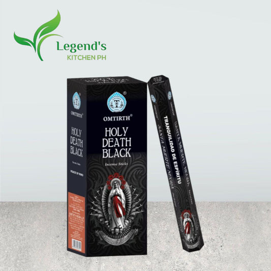 OMTIRTH Holy Death Black Premium Incense Sticks Set