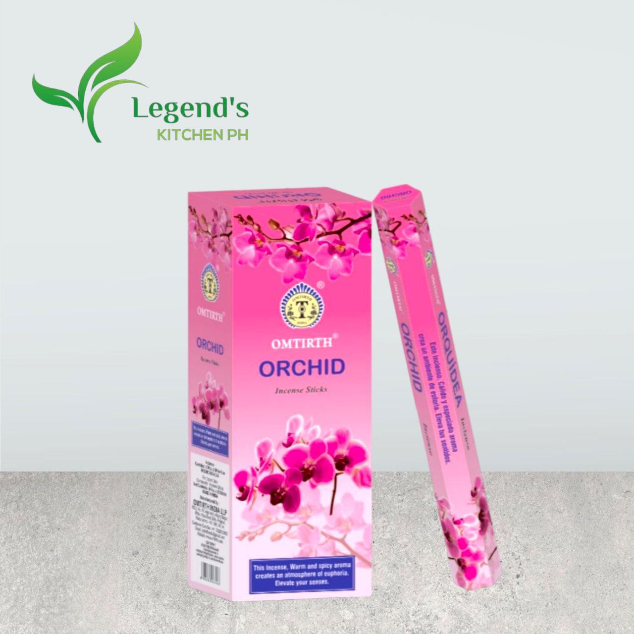 OMTIRTH Orchid Premium Incense Sticks Set