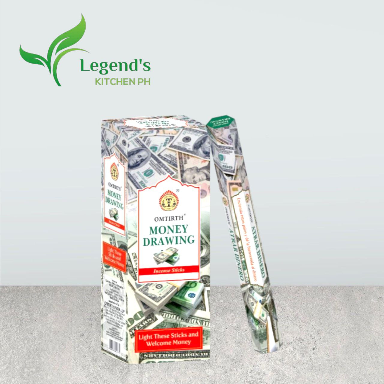 OMTIRTH Money Drawing Premium Incense Sticks Set