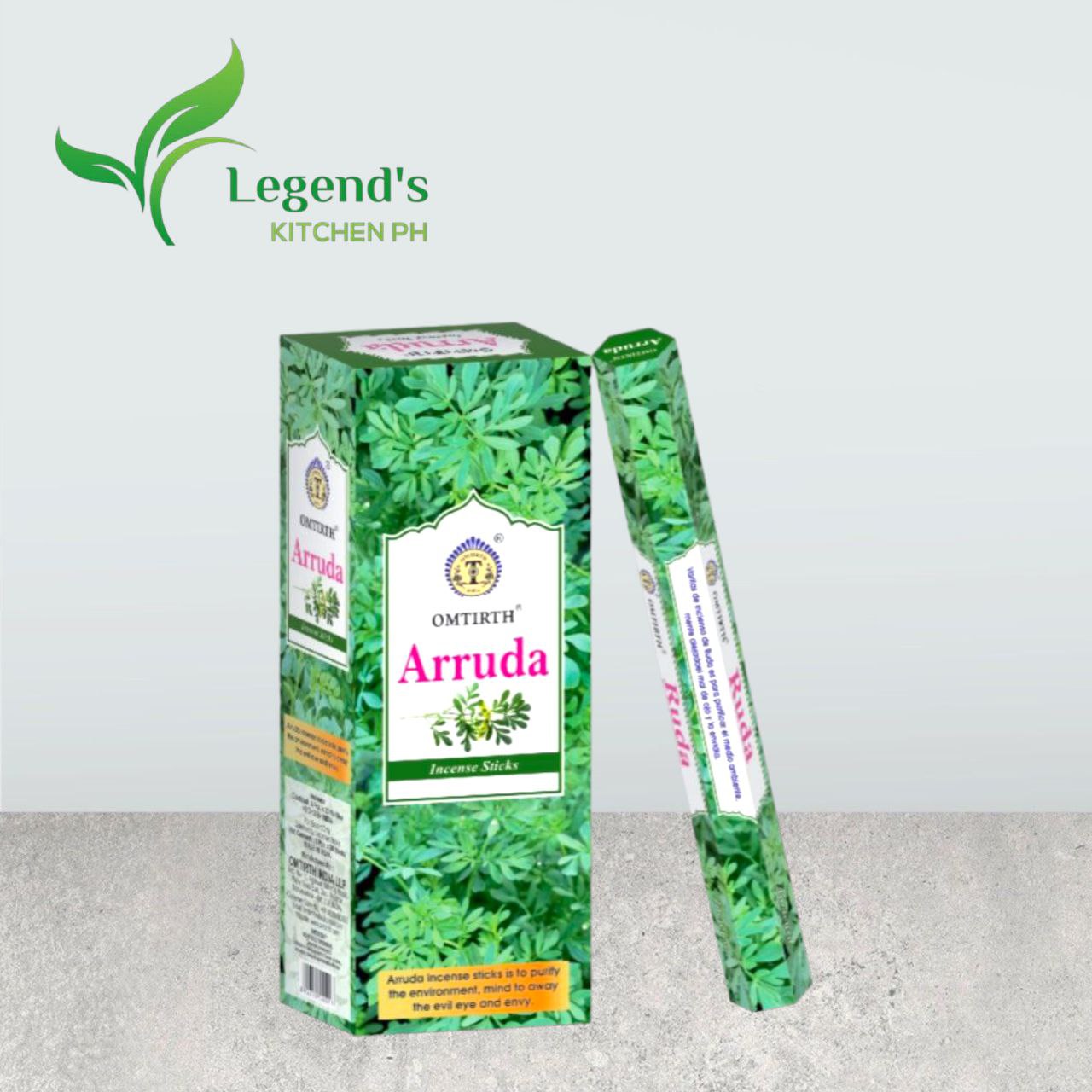 OMTIRTH Arruda Premium Incense Sticks Set