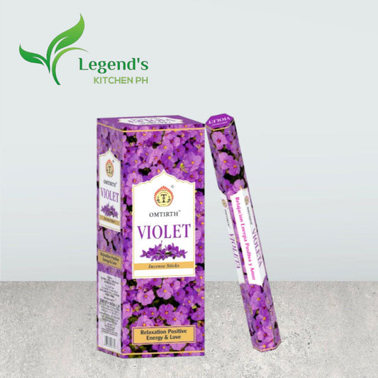 OMTIRTH Violet Premium Incense Sticks Set