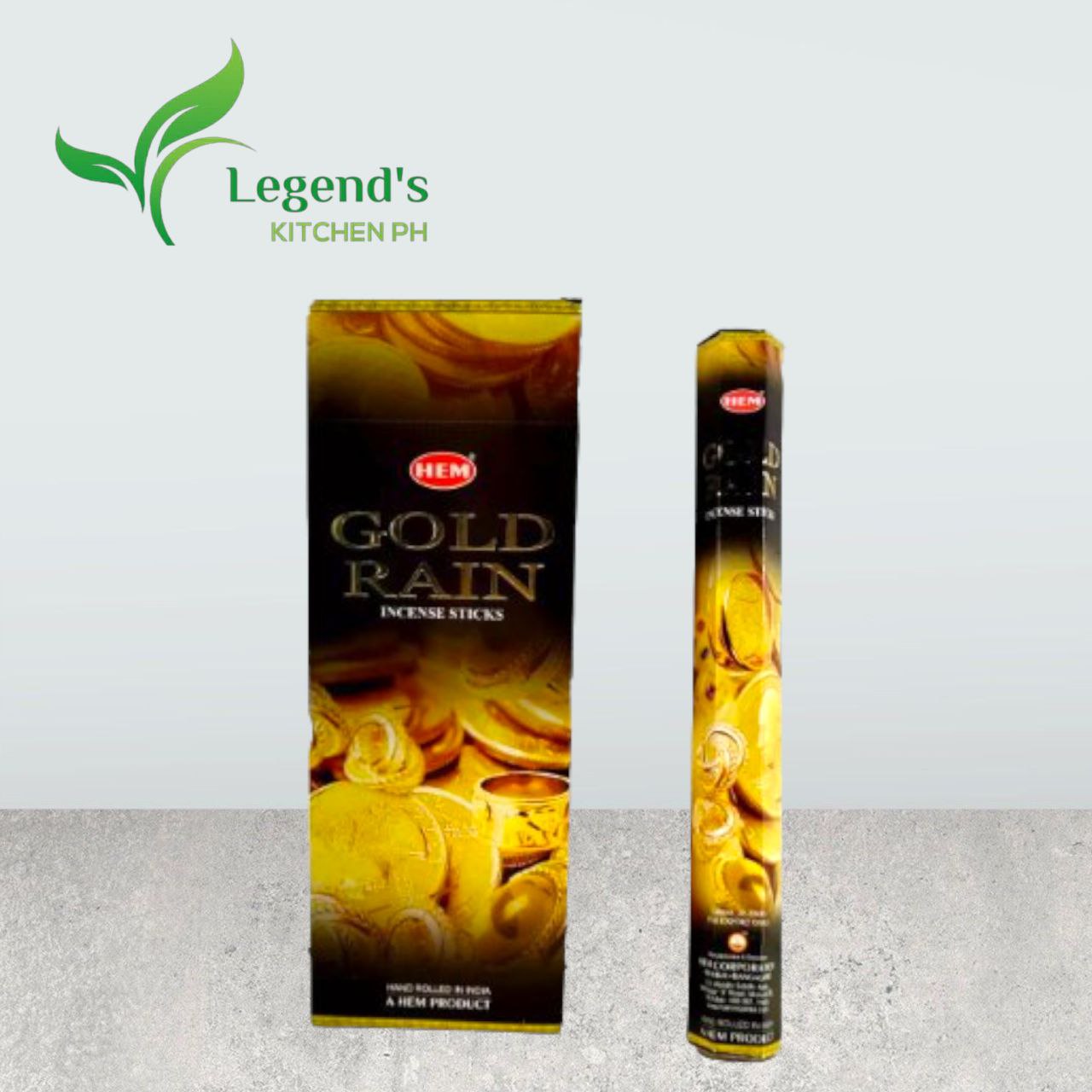 HEM Incense Sticks Gold Rain