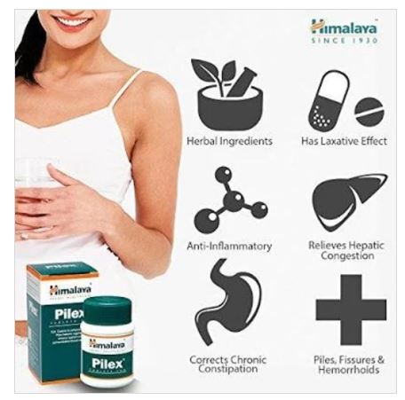 Himalaya Pilex Ayurveda Treatment For Piles (60 Tablets)