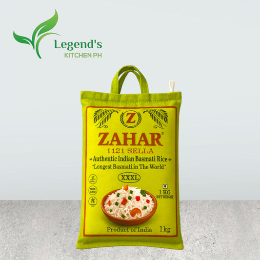 Zahar 1121 Sella  Premium Indian Basmati Rice Super Fine Extra Long Grain